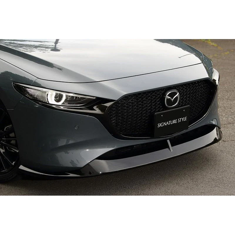 Aero Kit [SIGNATURE STYLE]: Front Under Spoiler (Brilliant Black) | Mazda3 Hatchback (2019-2026) - Image 11
