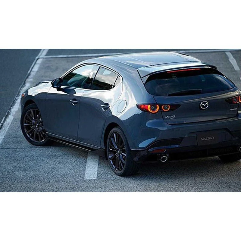 Aero Kit [SIGNATURE STYLE]: Rear Under Spoiler (Brilliant Black) | Mazda3 Hatchback (2019-2026) - Image 8