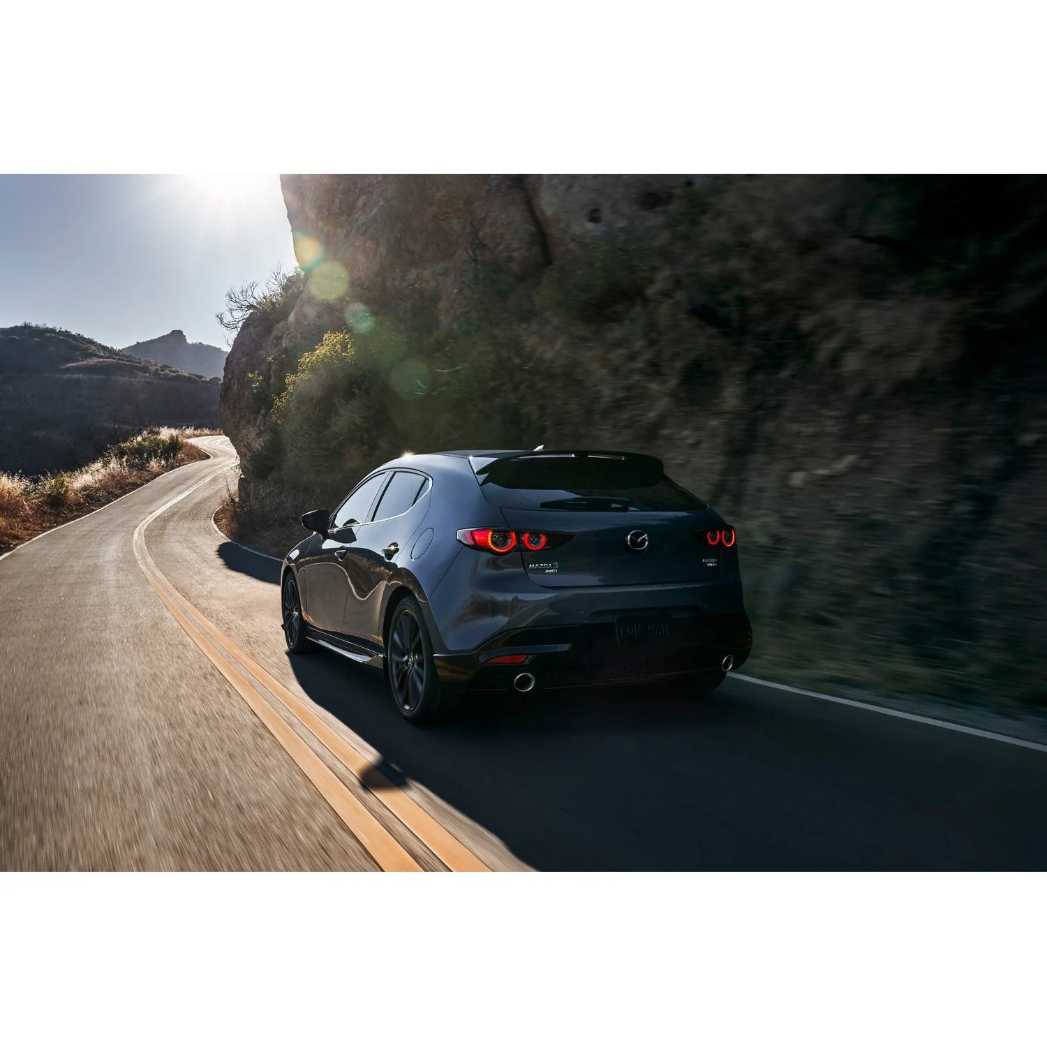 Aero Kit [SIGNATURE STYLE]: Side Under Spoilers (Brilliant Black) | Mazda3 Hatchback (2019-2026) - Image 4