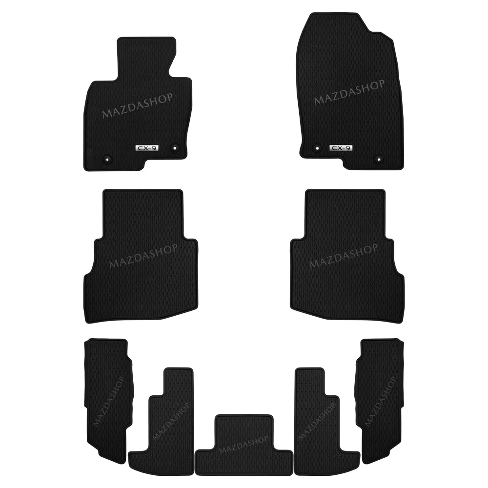 All-Weather Floor Mats (1st, 2nd & 3rd Rows) | Mazda CX-9 (2019-2023) - Image 6