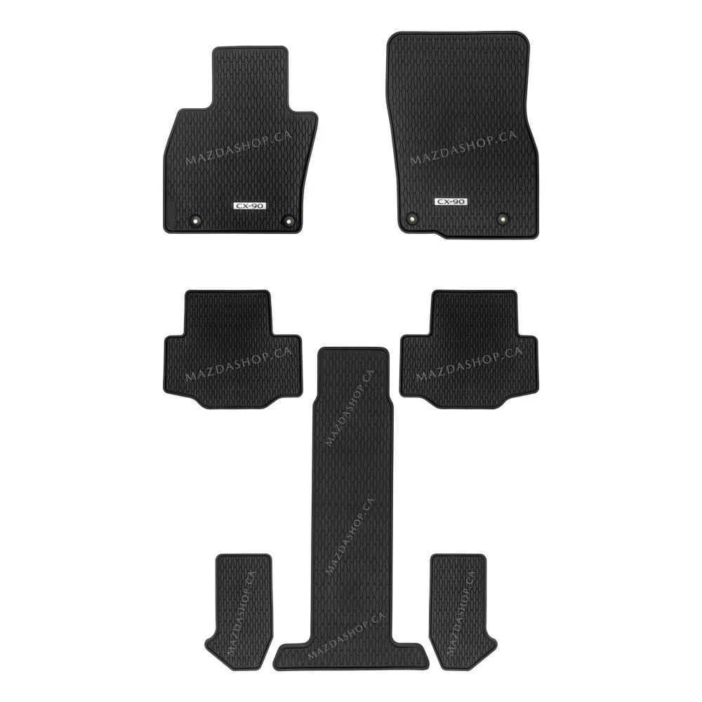 All-Weather Floor Mats (1st, 2nd & 3rd Rows) | Mazda CX-90 (2024-2026) - Image 6
