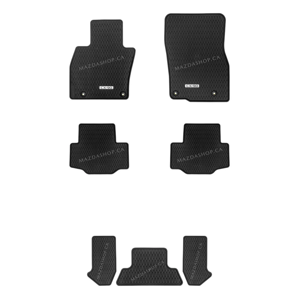 All-Weather Floor Mats (1st, 2nd & 3rd Rows) | Mazda CX-90 (2024-2026) - Image 8