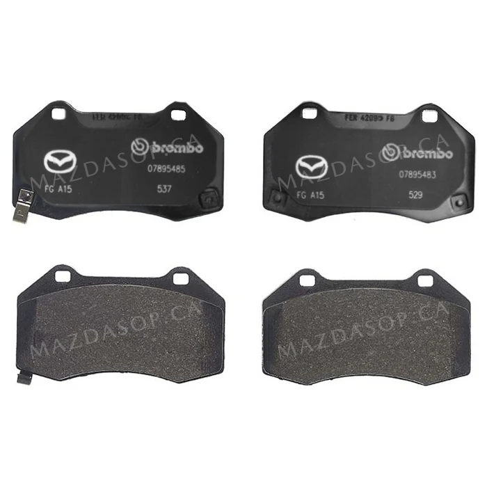 Brake Package, Front: Pads, Rotors & Attachment Kit | Mazda MX-5 (2016-2026) - Image 4
