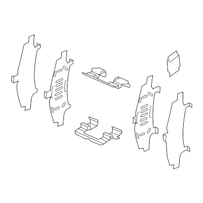 Brake Package, Front: Pads, Rotors & Attachment Kit | Mazda3 Sedan, Mexico-Built (2019-2026) - Image 4