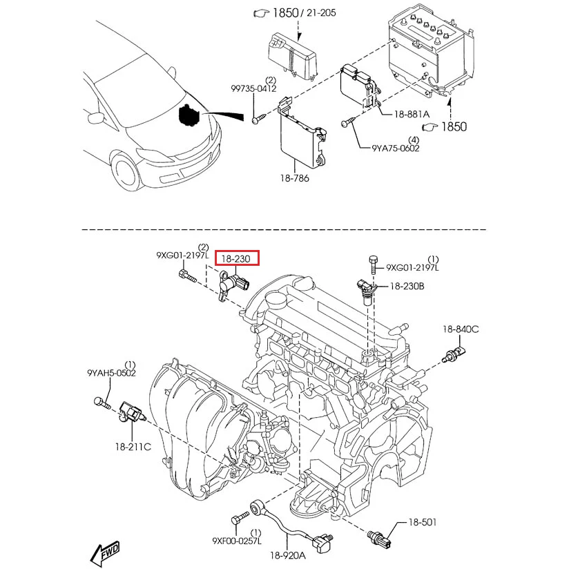 Crankshaft Position Sensor | Mazda3 Sedan & Hatchback (2006-2013) - Image 4