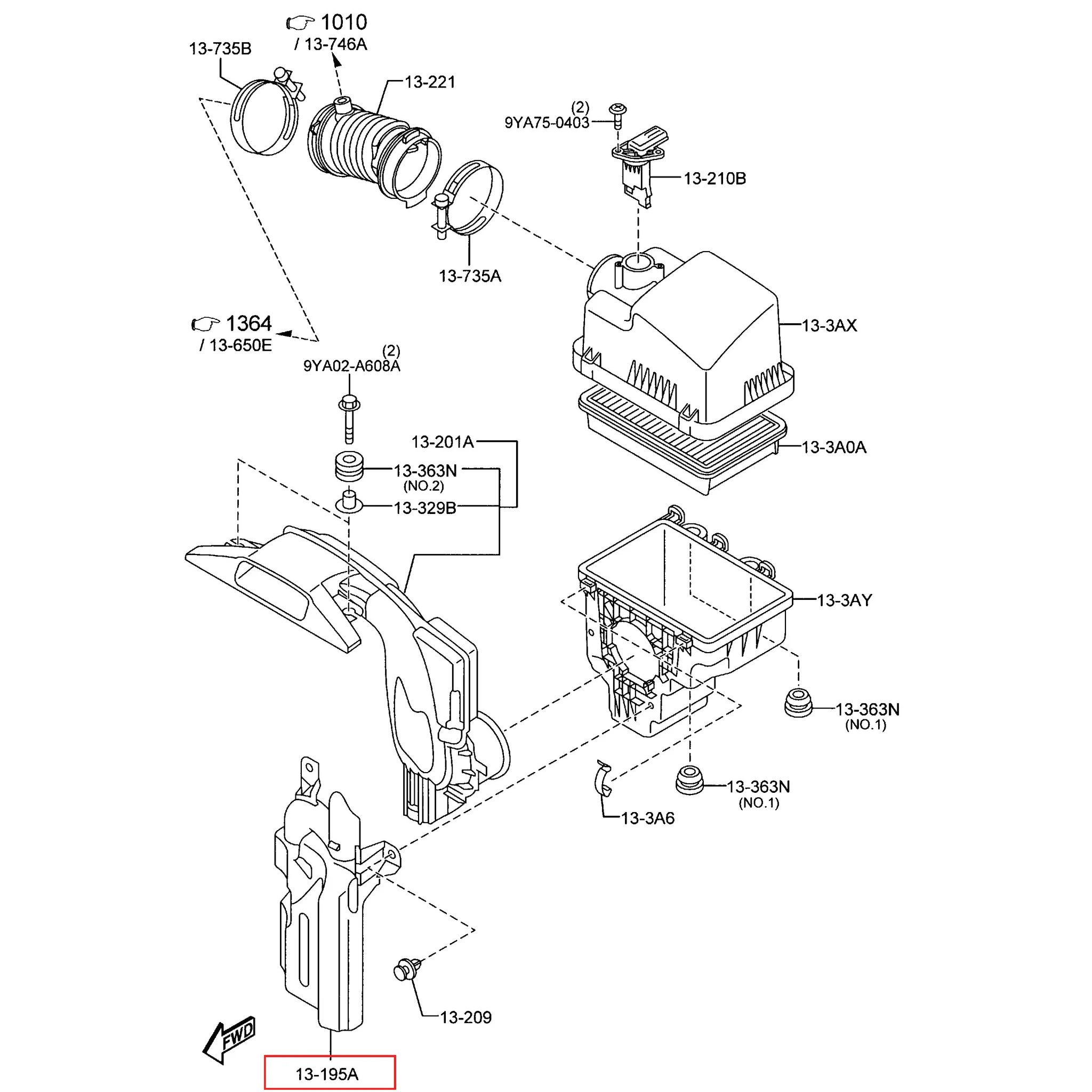 Engine Air Intake Resonance Chamber | Mazda CX-5 (2013-2014) - Image 4