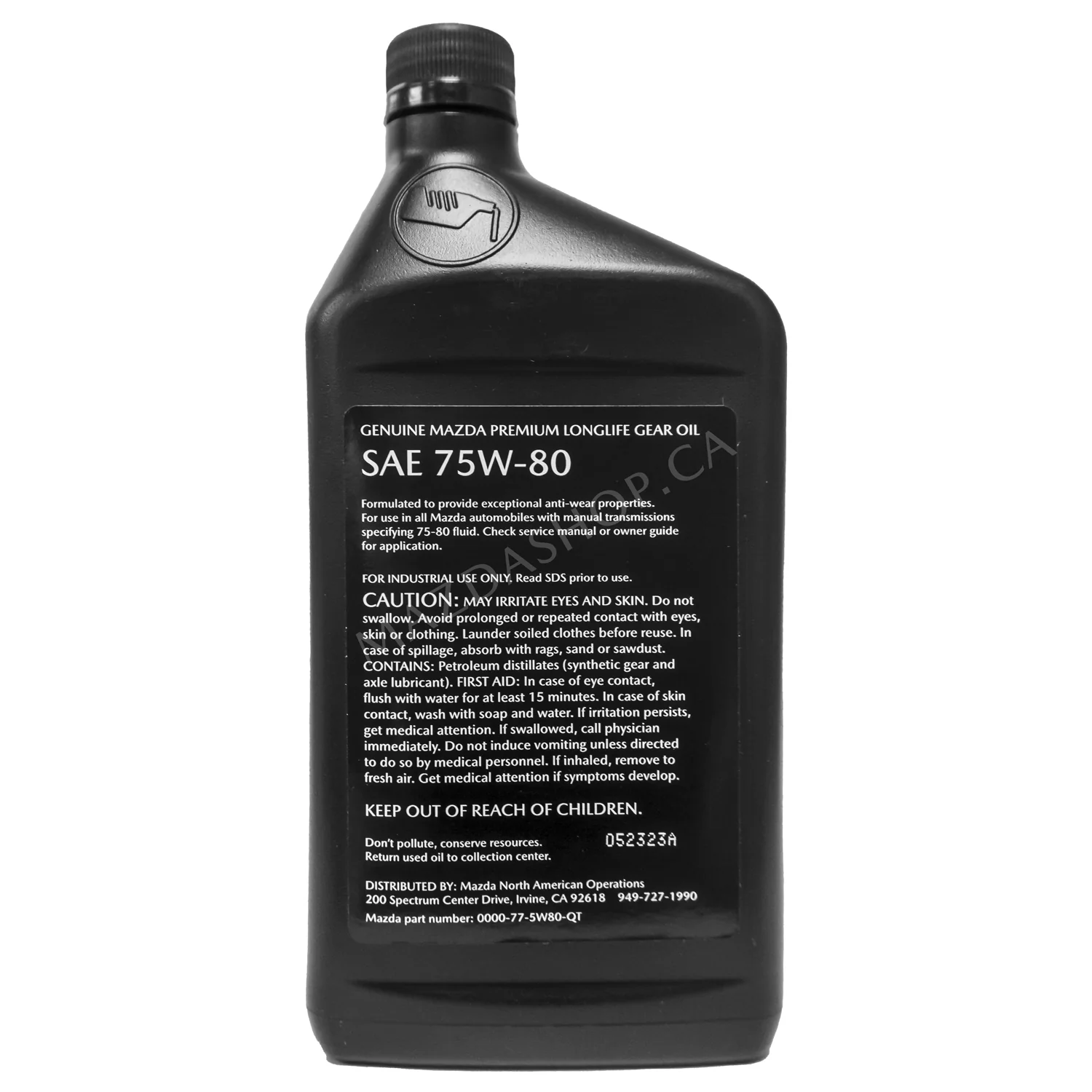 Gear Oil, Long Life for Manual Transaxle | Mazda (SAE 75W-80) - Image 2