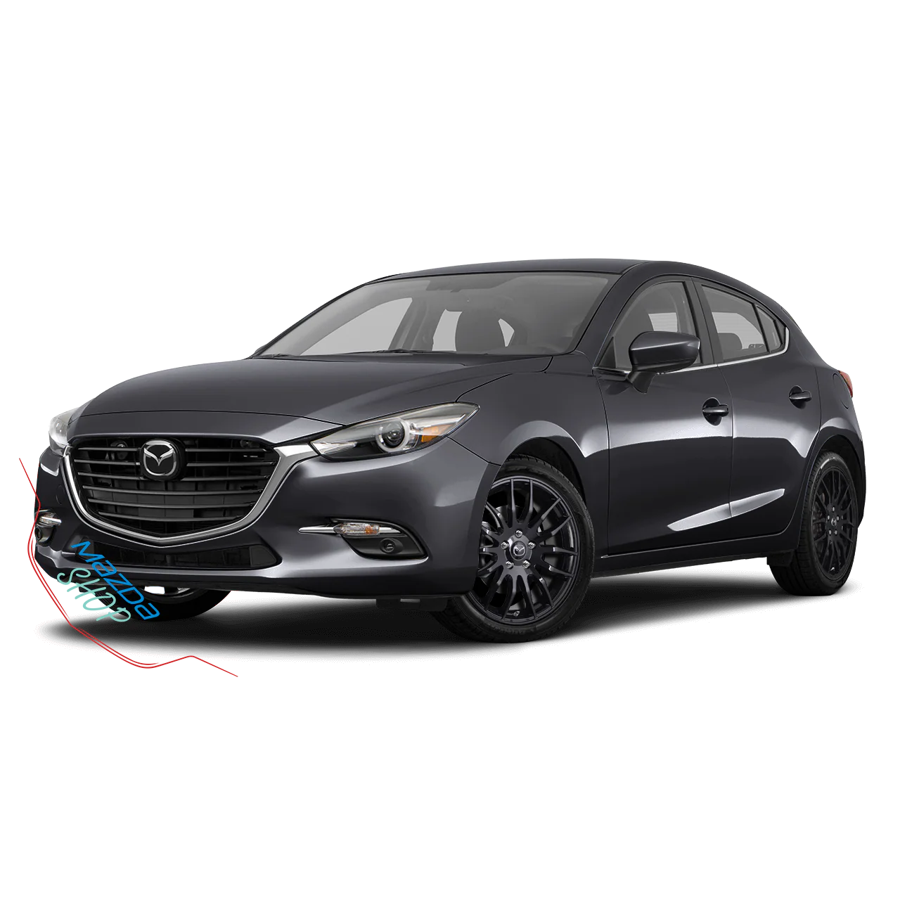 Mazda M002 Alloy Rims (Gloss Black) — 16", 17", 18" | Full Set of Four [BLEMISHED] - Image 10