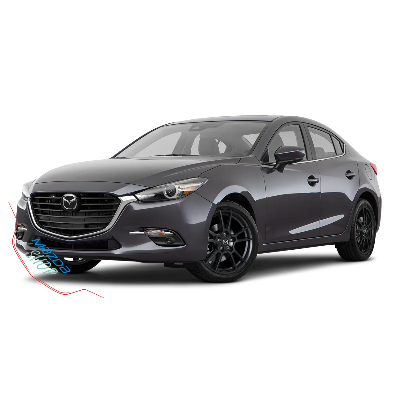 Mazda M006 Alloy Wheel (Satin Black) — 16", 17", 18" | Full Set of Four [BLEMISHED] - Image 10