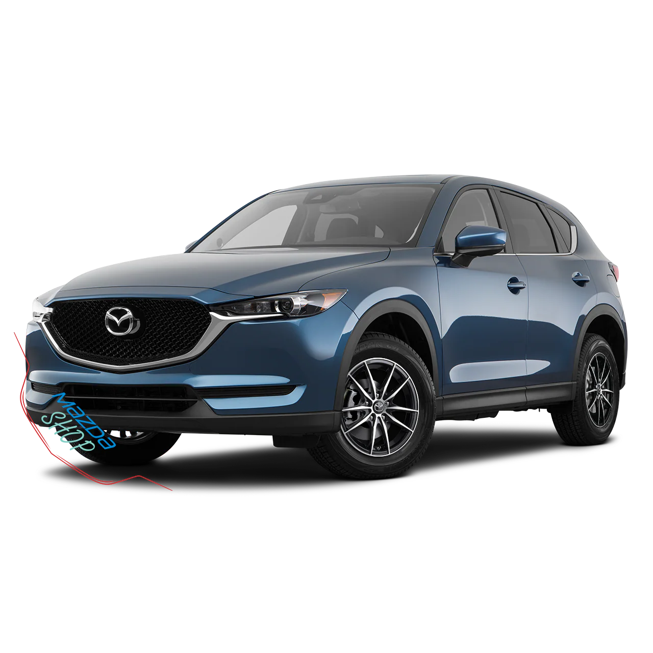 Mazda M010 Alloy Rims (Gloss Black with Machined Face) — 17" | Full Set of Four [BLEMISHED] - Image 12