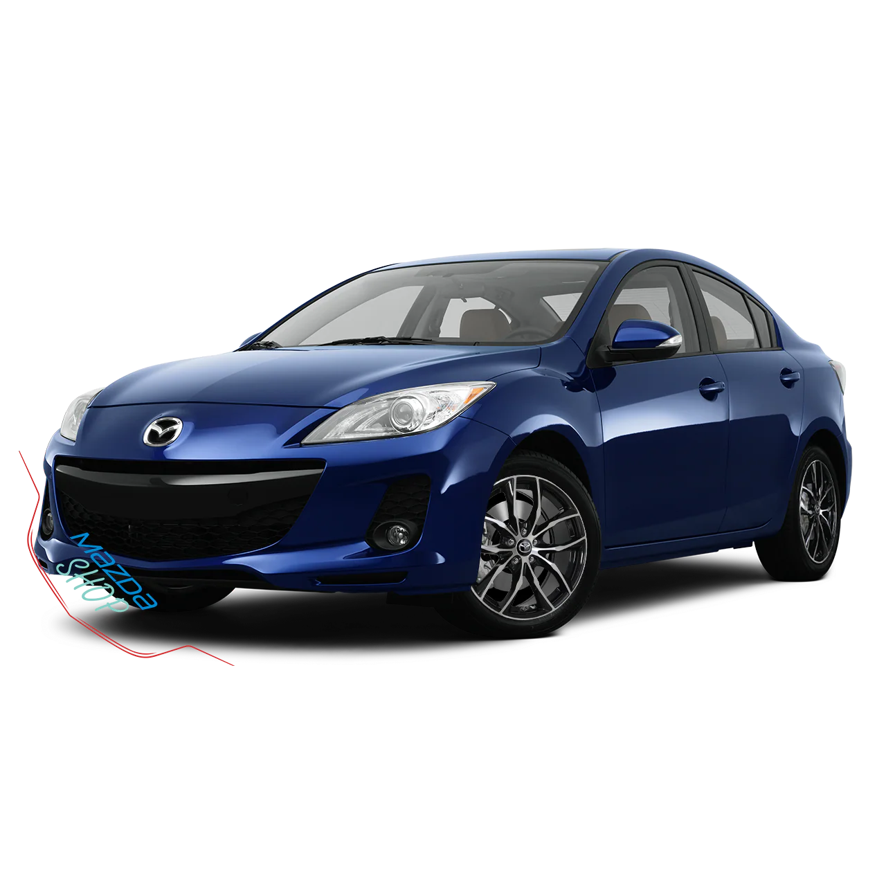 Mazda M011 Alloy Wheel (Gloss Black & Machined Face) — 16", 17", 18", 19" | Full Set of Four [BLEMISHED] - Image 5
