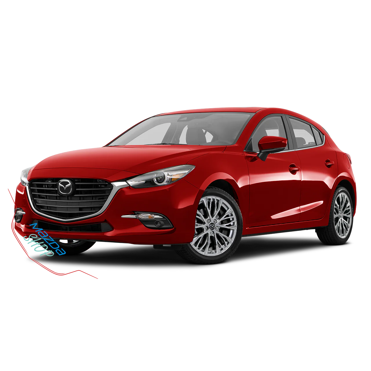 Mazda M014 Alloy Wheel (Dark Hyper Silver) — 18", 19" | Full Set of Four [BLEMISHED] - Image 8