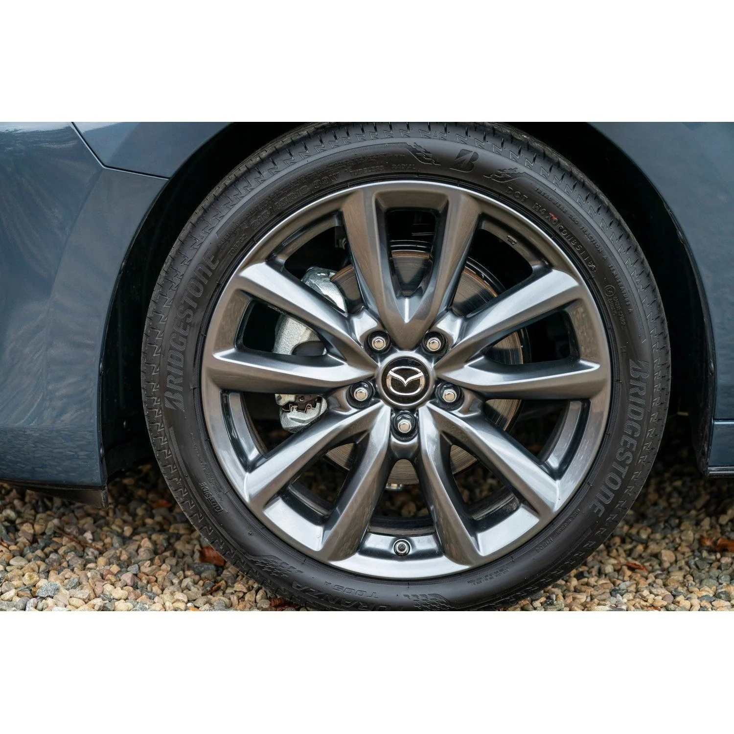 Mazda3 OEM Alloy Wheel, Design 168A (Dark Grey Metallic) — 18" | Mazda3 Hatchback (2019-2025) - Image 4