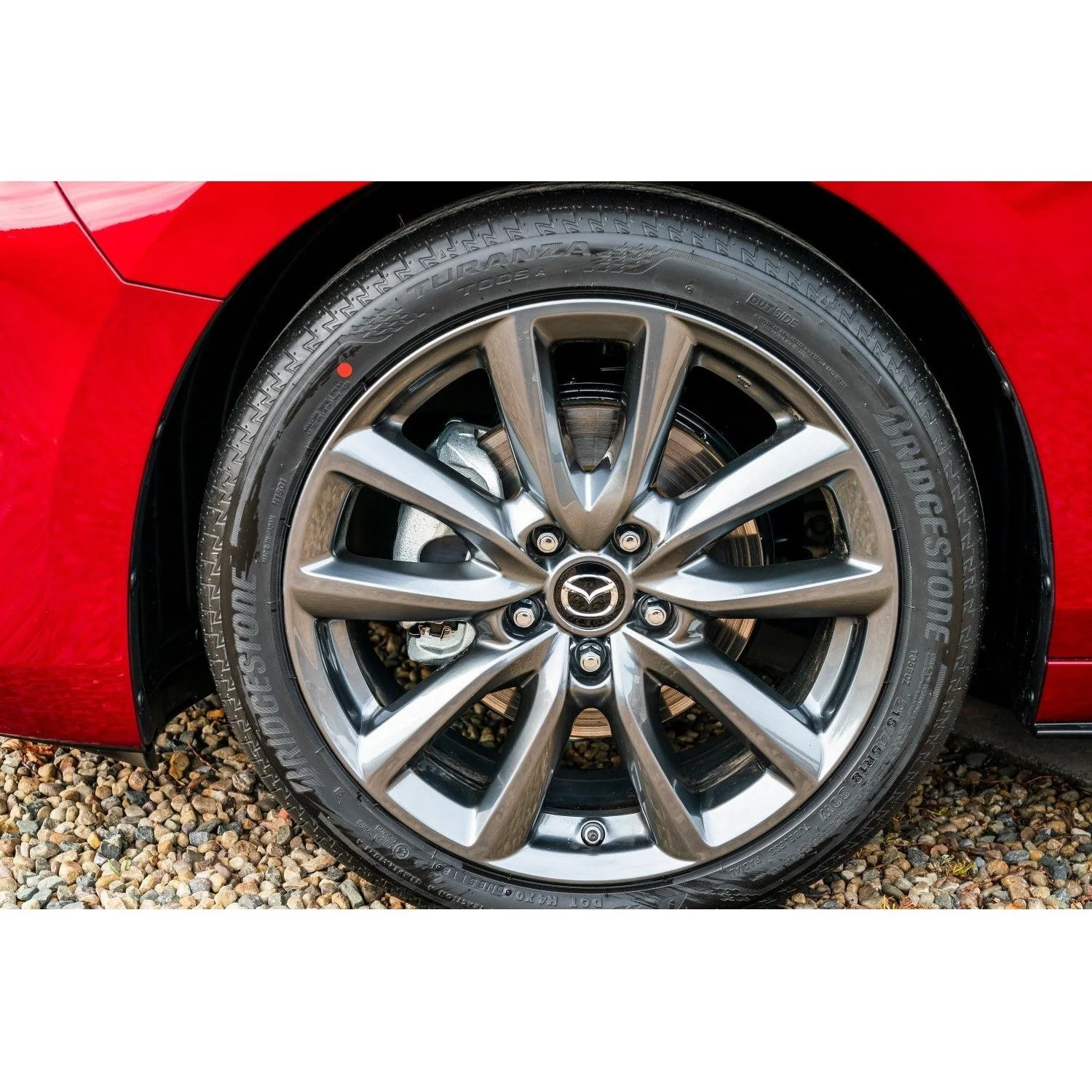Mazda3 OEM Alloy Wheel, Design 168A (Dark Grey Metallic) — 18" | Mazda3 Hatchback (2019-2025) - Image 7