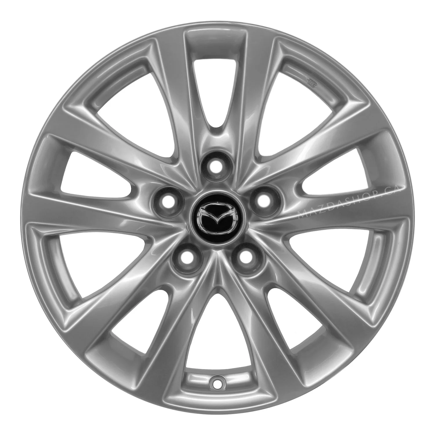 Mazda3 OEM Alloy Wheel, Design 167 (Silver Metallic) — 16" | Mazda3 Sedan & Hatchback (2019-2025)