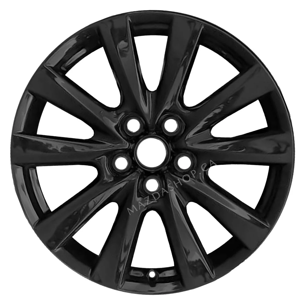 Mazda3 OEM Alloy Wheel, Design 169B (Black Metallic) — 18" | Mazda3 Sedan (2021-2025)