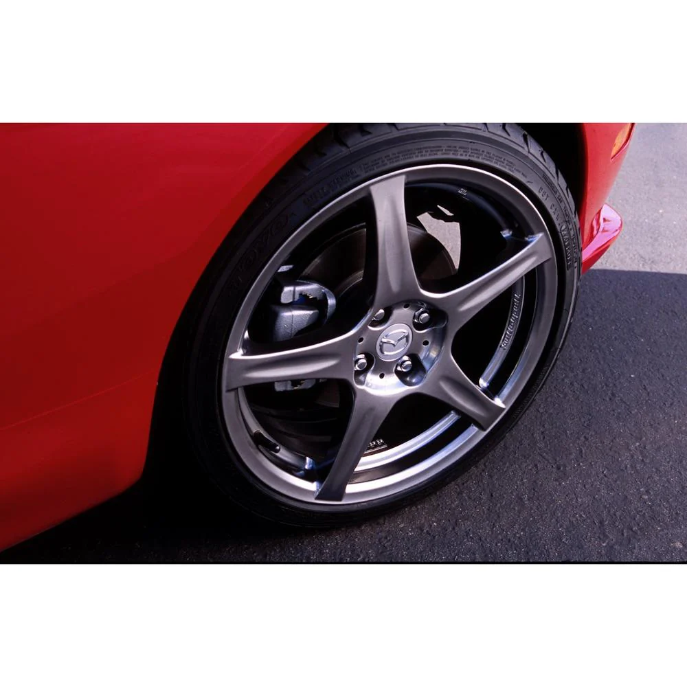 Mazdaspeed Ă— Racing Hart MX-5 OEM Centre Caps (Silver High Lustre) | MX-5 (2004-2005) - Image 3