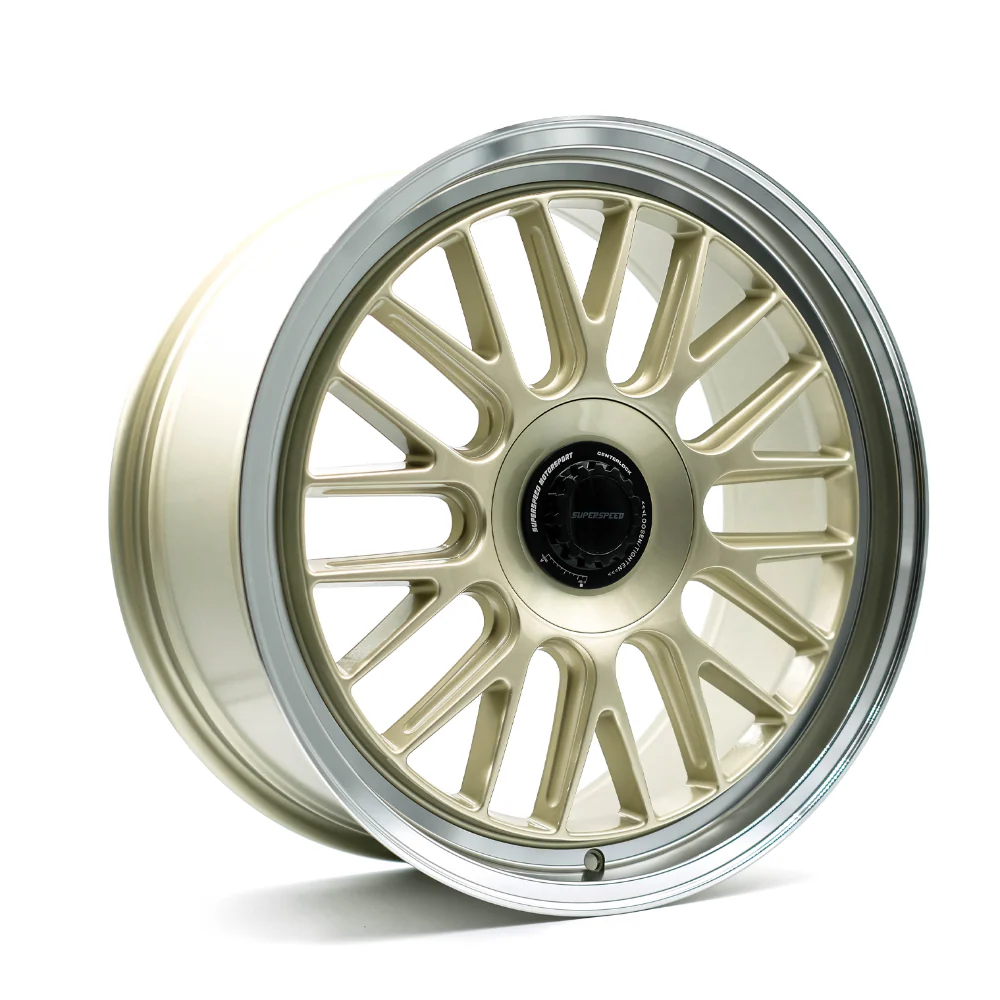 Superspeed FlowForm RF01 NEO Alloy Wheel (Machined Lip Gold) β 18", 19"