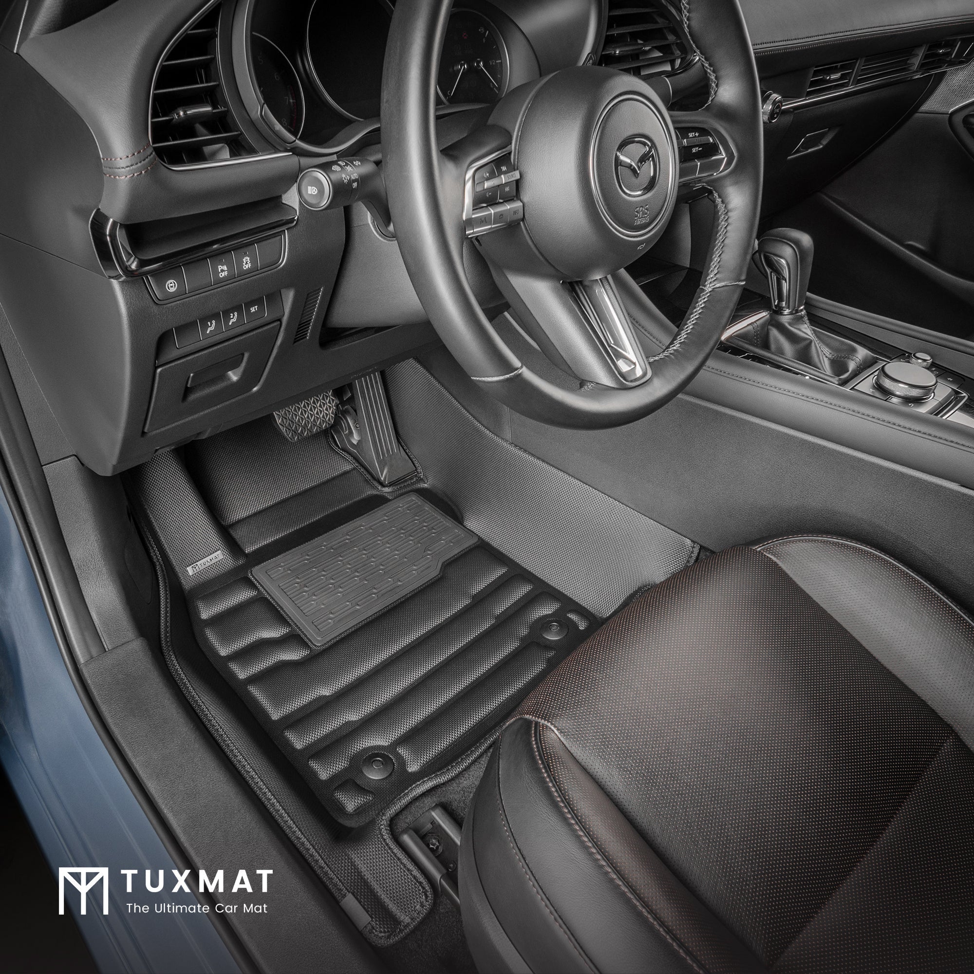 TuxMat Floor Mats (Front & Rear) | Mazda3 Sedan & Hatchback (2019-2026) - Image 2