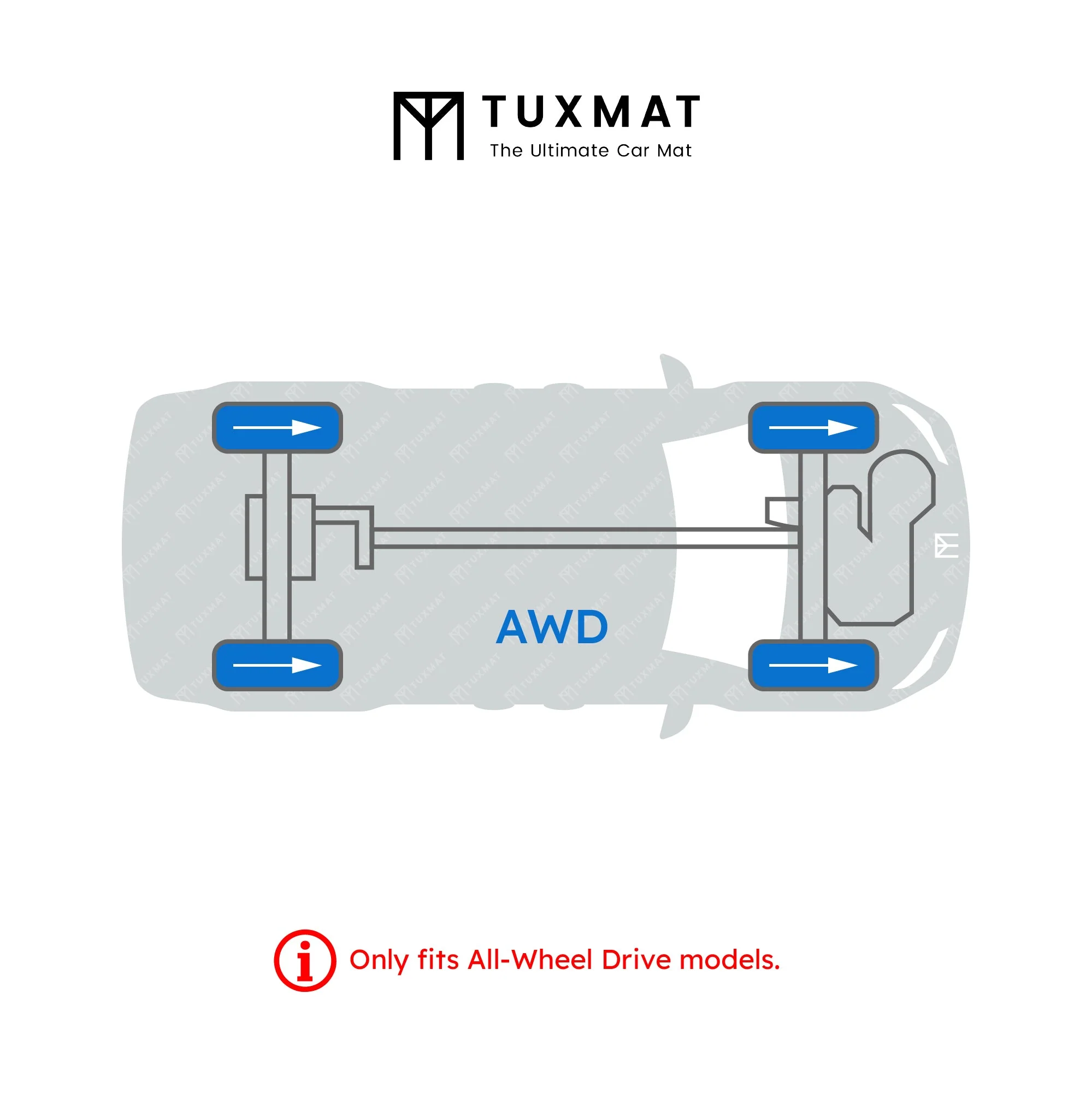 TuxMat Floor Mats (Front & Rear) | Mazda3 Sedan & Hatchback (2019-2026) - Image 8