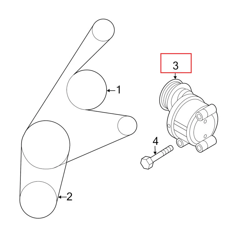 V-Belt Tensioner (Automatic Transmission) | Mazda5 (2006-2010) - Image 3
