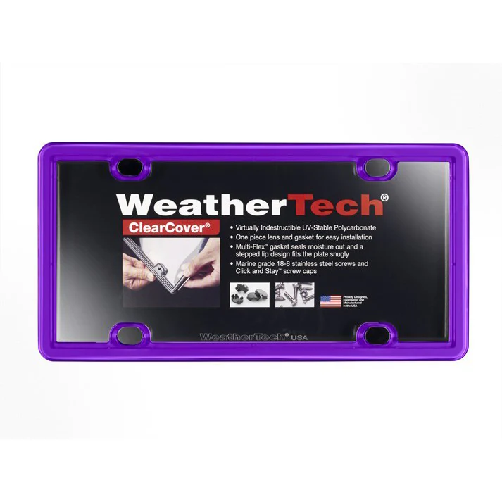 WeatherTech ClearCover License Plate Frame & Cover - Image 24