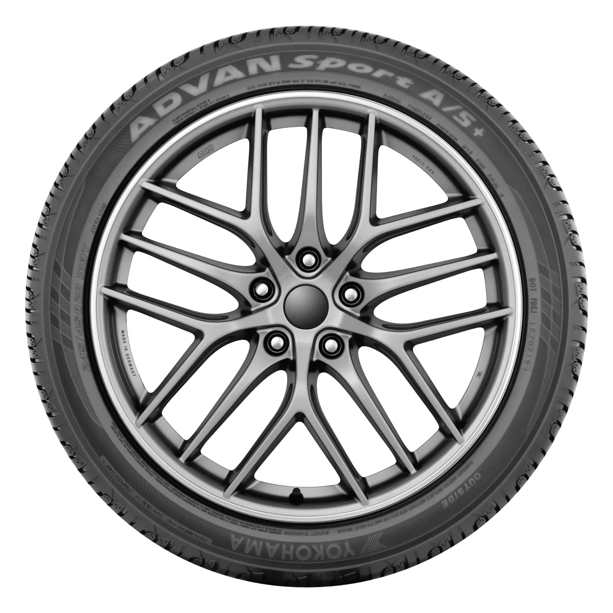 Yokohama ADVAN Sport A/S+ | All-Season Tire - Image 3